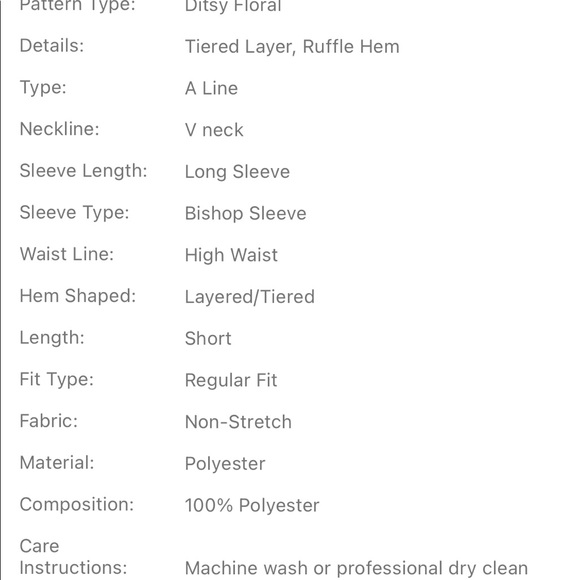 Preloved Floral Dress - Picture 4 of 8